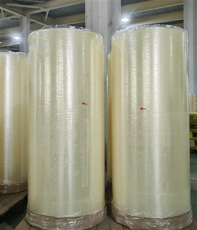 Clear BOPP Adhesive Tape Jumbo Roll